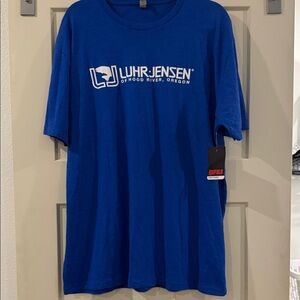NWT Royal Blue Luhr-Jensen Logo Tee